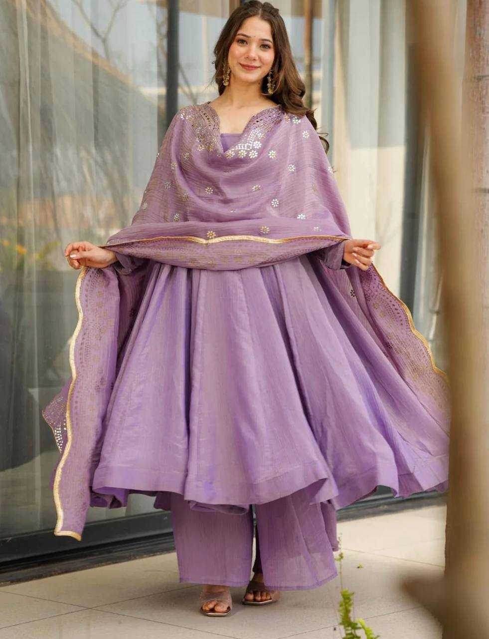 Heavy Designer Silk Gown - MYLUXURY LANE ENTERPRISE